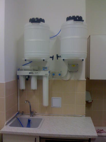 aqua osmotic PSI Olomouc Skleník